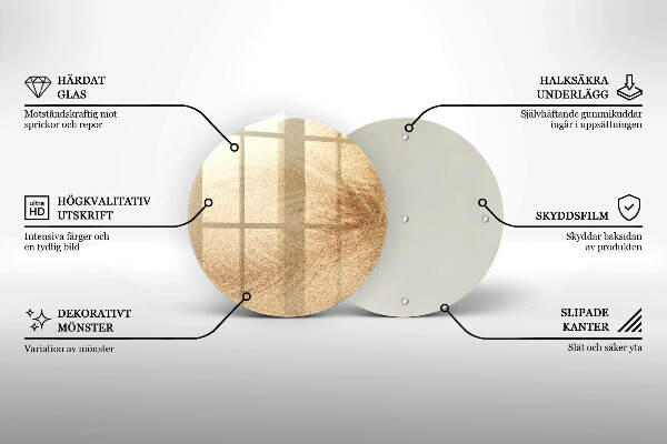 Síri gyertya alátét Homok