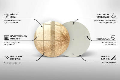 Síri gyertya alátét Homok