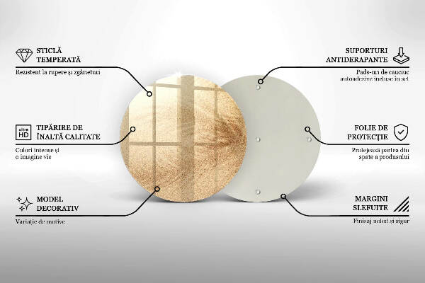 Síri gyertya alátét Homok