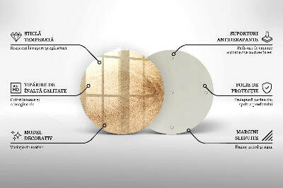 Síri gyertya alátét Homok