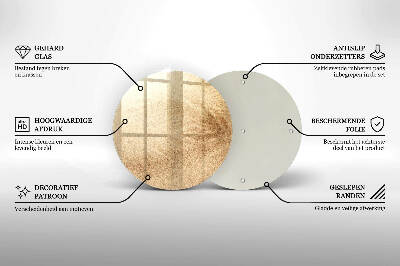 Síri gyertya alátét Homok