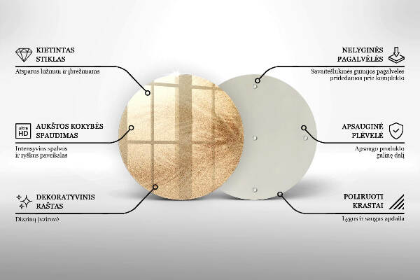 Síri gyertya alátét Homok