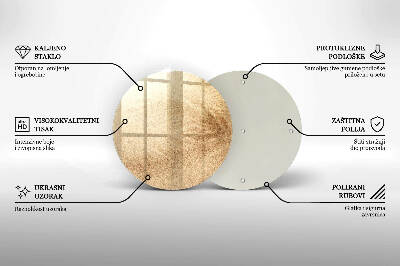 Síri gyertya alátét Homok