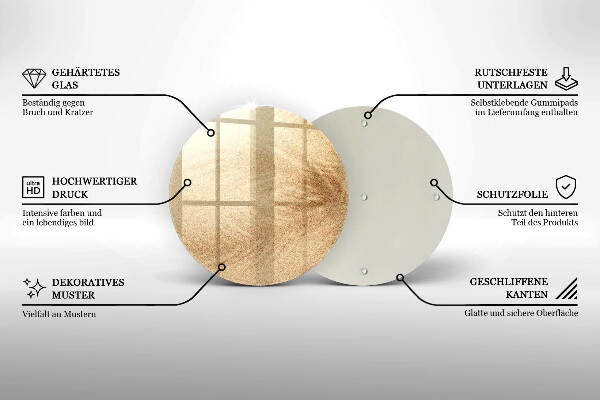 Síri gyertya alátét Homok