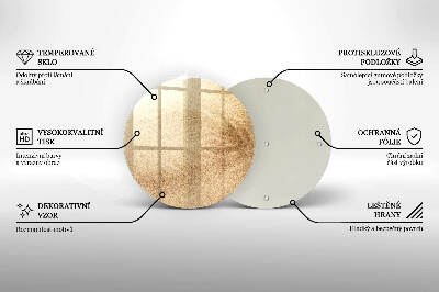 Síri gyertya alátét Homok