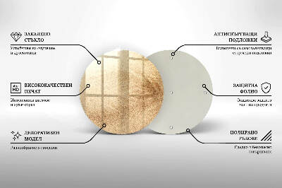 Síri gyertya alátét Homok