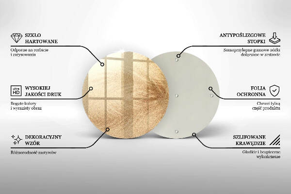 Síri gyertya alátét Homok