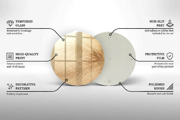 Síri gyertya alátét Homok