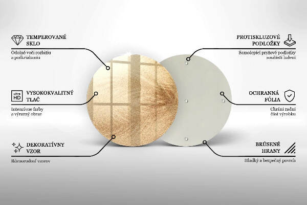 Síri gyertya alátét Homok