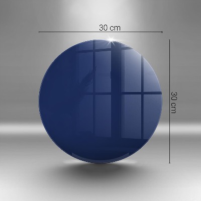 Üveg alátét gyertyákhoz Szín kék