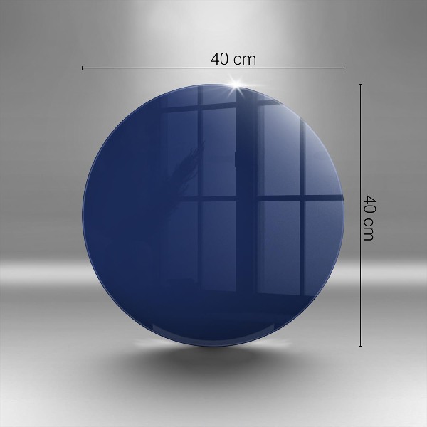 Üveg alátét gyertyákhoz Szín kék