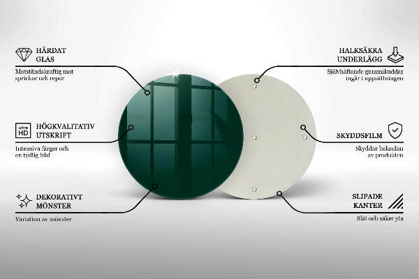 Síri gyertya alátét Szín zöld