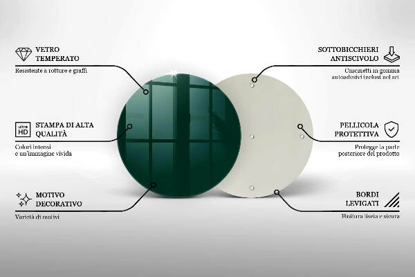 Síri gyertya alátét Szín zöld