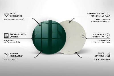 Síri gyertya alátét Szín zöld