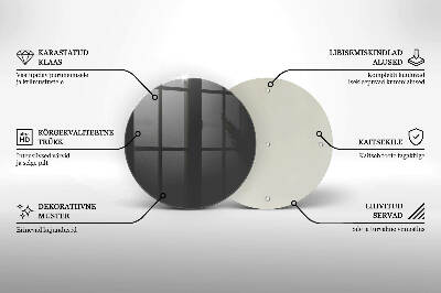 Üveg alátét gyertyákhoz Szürke szín