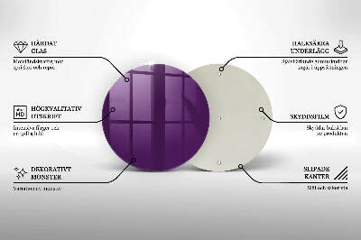 Síri gyertya alátét Ibolya