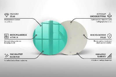 Üveg alátét gyertyákhoz Szín zöld