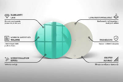 Üveg alátét gyertyákhoz Szín zöld