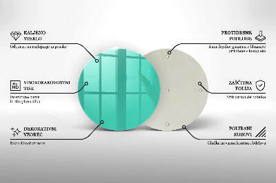 Üveg alátét gyertyákhoz Szín zöld