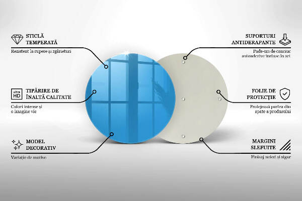 Síri gyertya alátét Szín kék