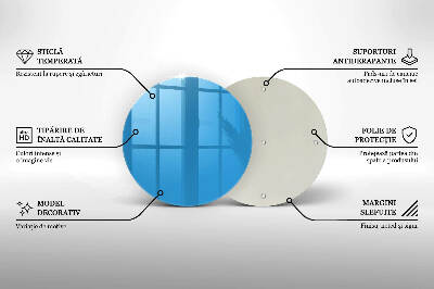 Síri gyertya alátét Szín kék