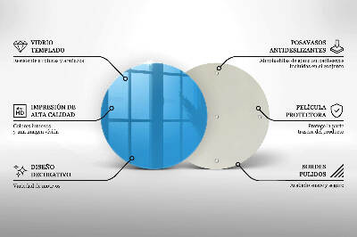 Síri gyertya alátét Szín kék