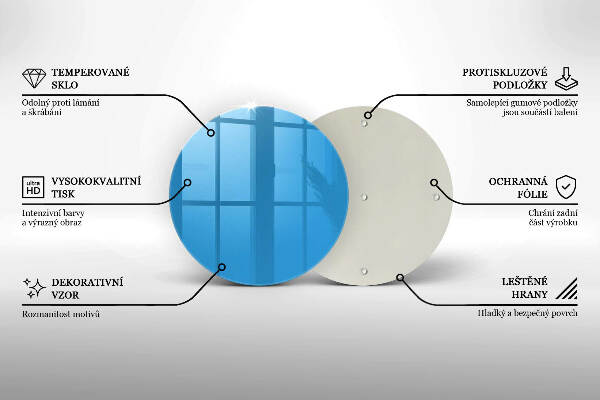 Síri gyertya alátét Szín kék