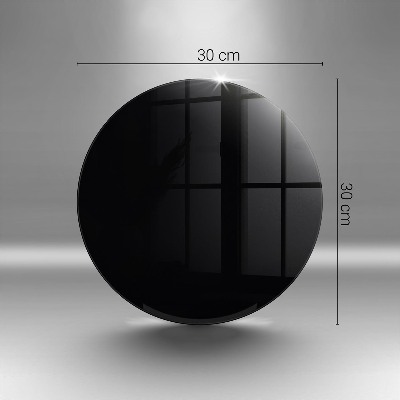 Üveg alátét gyertyákhoz Szín: fekete