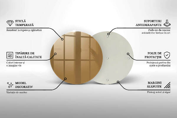 Síri gyertya alátét Bézs színű