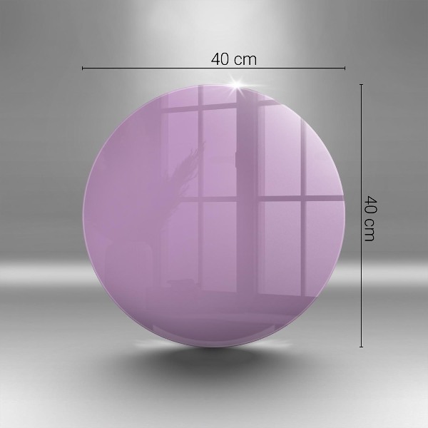 Üveg alátét gyertyákhoz Ibolya
