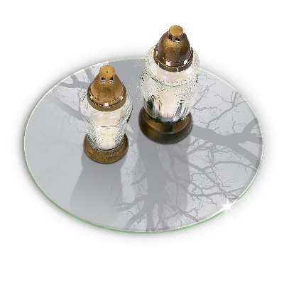 Síri gyertya alátét Szürke szín