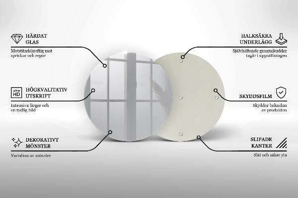 Síri gyertya alátét Szürke szín