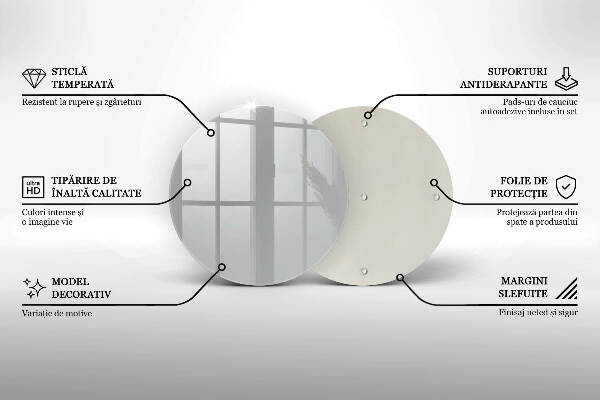 Síri gyertya alátét Szürke szín