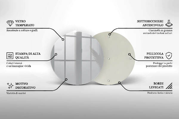 Síri gyertya alátét Szürke szín