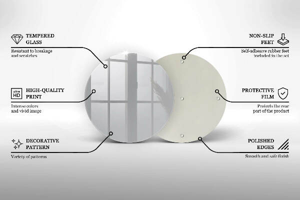 Síri gyertya alátét Szürke szín