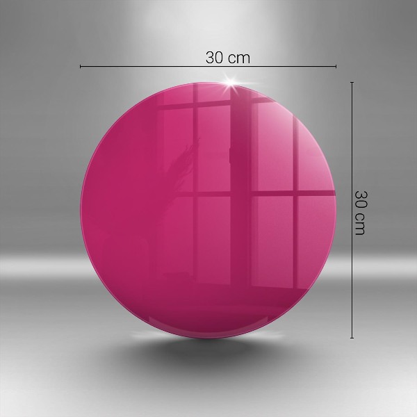 Üveg alátét gyertyákhoz Szín rózsaszín