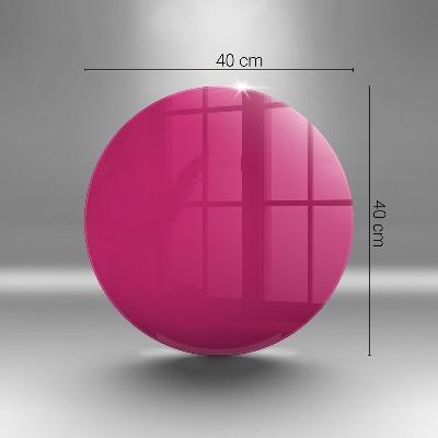 Üveg alátét gyertyákhoz Szín rózsaszín
