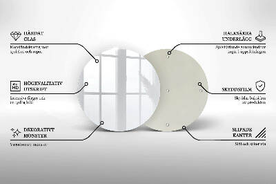 Síri gyertya alátét Szín fehér