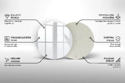 Síri gyertya alátét Szín fehér