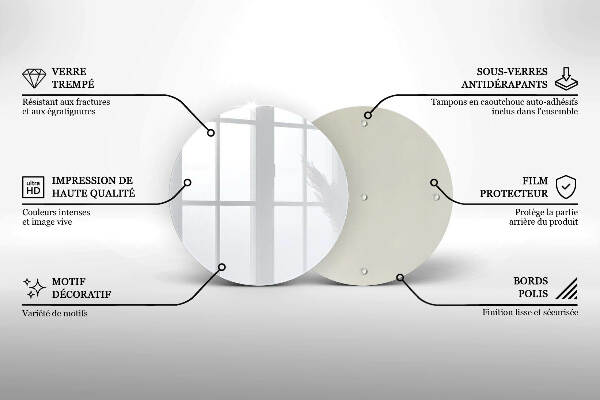 Síri gyertya alátét Szín fehér