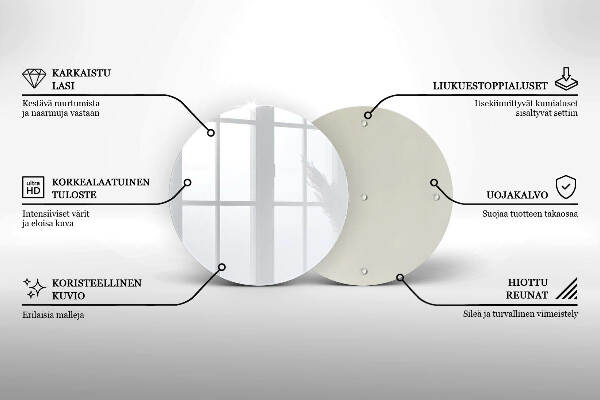 Síri gyertya alátét Szín fehér