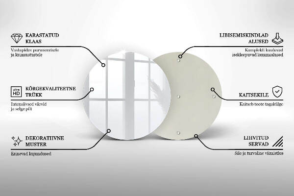 Síri gyertya alátét Szín fehér