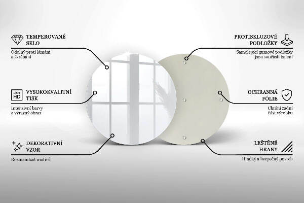 Síri gyertya alátét Szín fehér