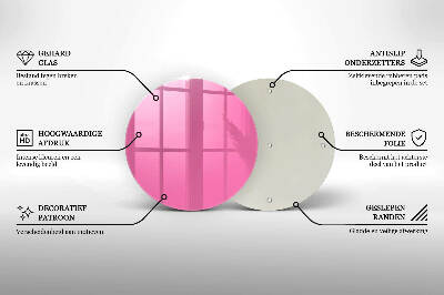Síri gyertya alátét Szín rózsaszín