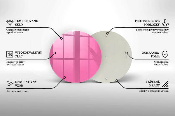 Síri gyertya alátét Szín rózsaszín