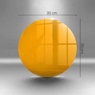 Síri gyertya alátét Sötét sárga színű