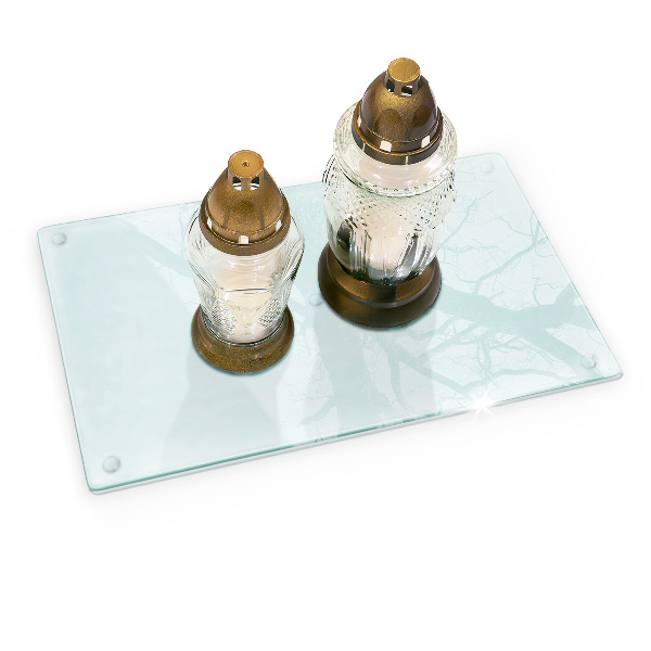 Üveg gyertyatartó átlátszó