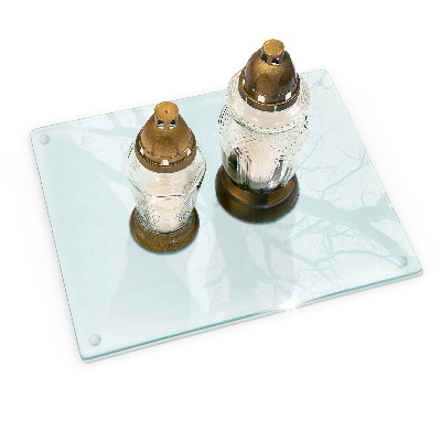 Üveg gyertyatartó átlátszó