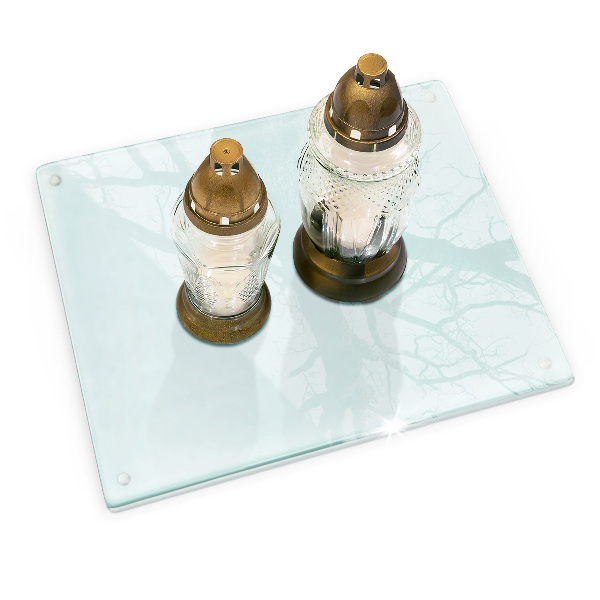 Üveg gyertyatartó átlátszó