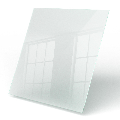 Négyzet alakú asztallap Félig átlátszó